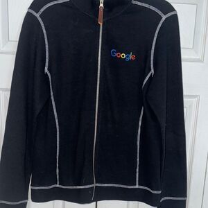 Google Black Zip-Up Jacket
